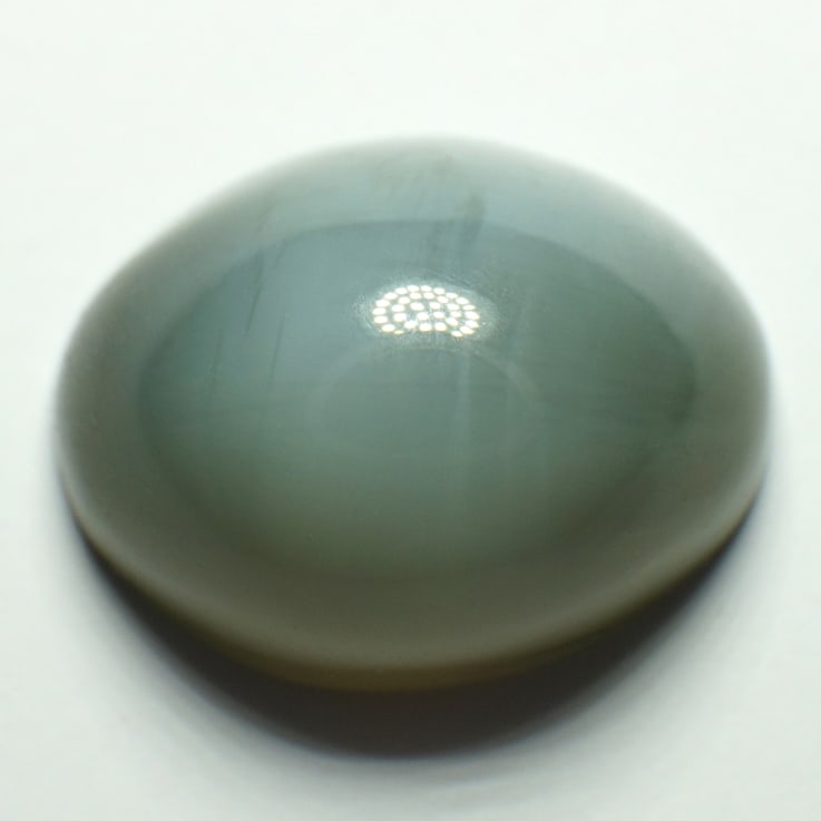 Nephrite Jade Cat's Eye 7.75x5.91mm Oval Cabochon 1.27ct