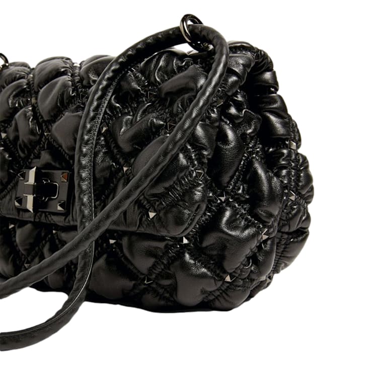 Valentino Garavani Spikeme Black Studded Leather Medium