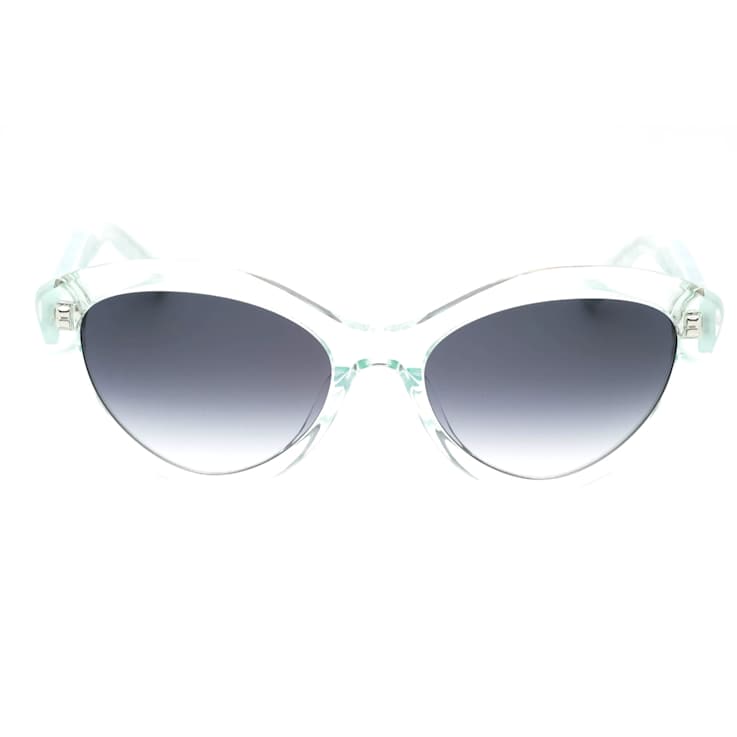 Kate Spade JUNI Teal Cat Eye Frames / Dark Gray Lenses Sunglasses