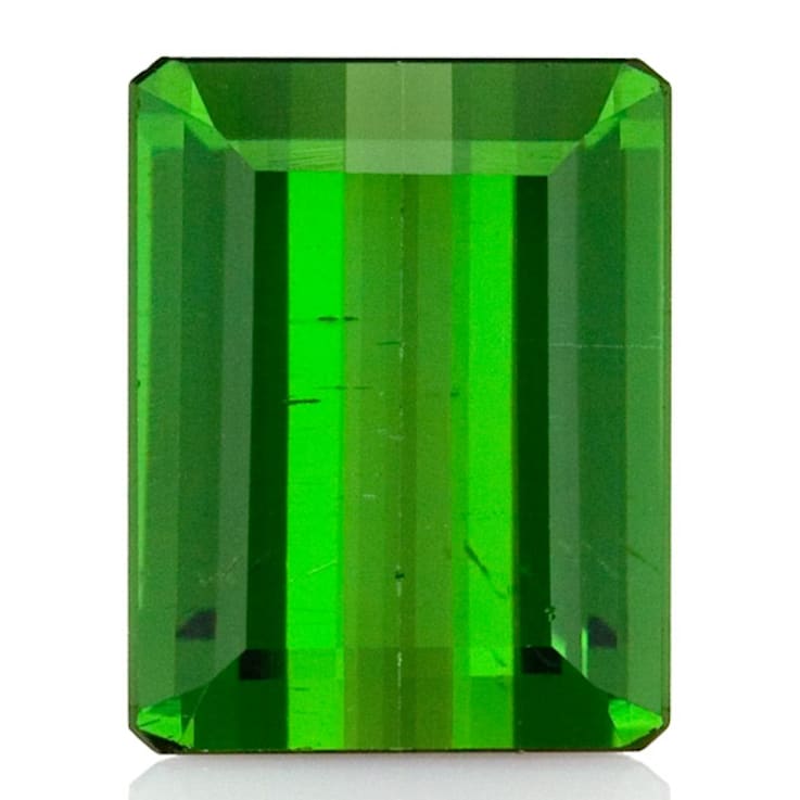 Green Tourmaline 9.1x7mm Emerald Cut 2.32ct