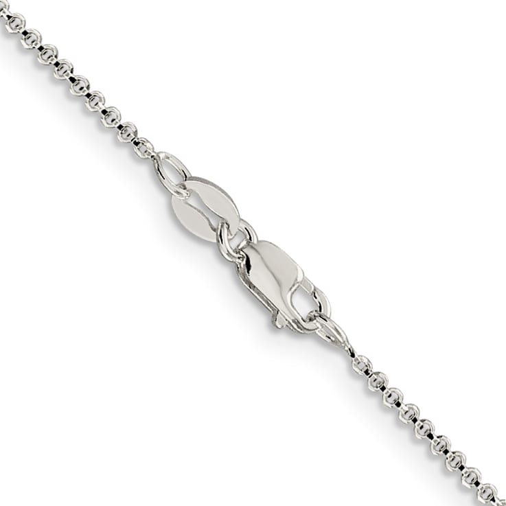 Sterling Silver 1.4mm Rolo Chain Necklace
