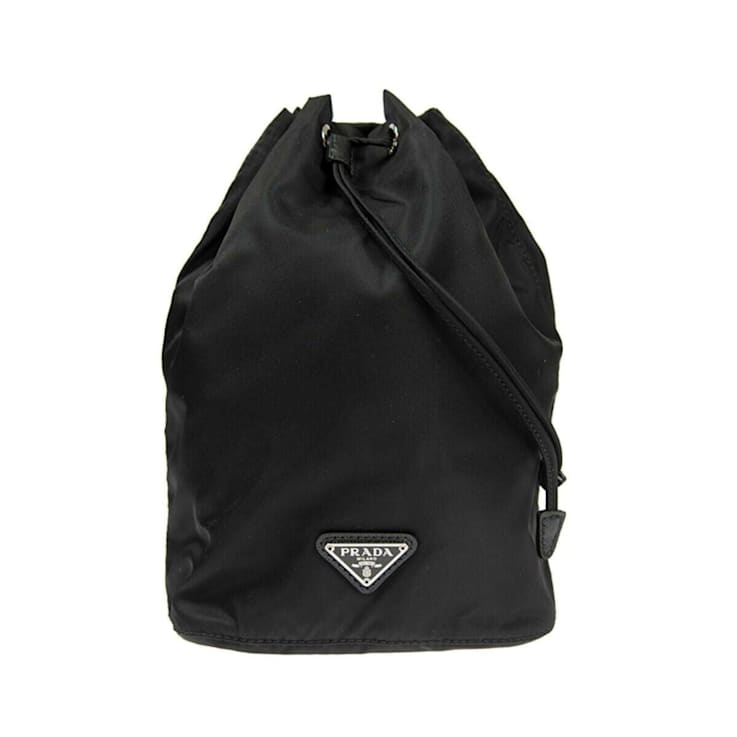 Tessuto bucket bag prada outlet