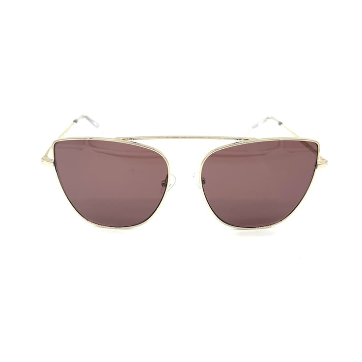 Kendall + Kylie Light Gold Frame/Dark Berry Lenses Sunglasses