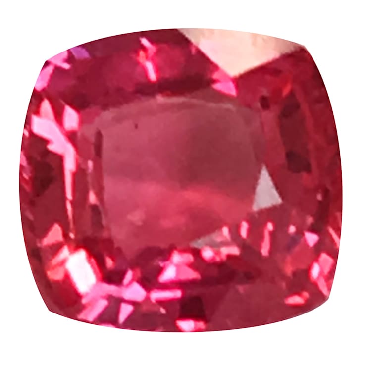 Padparascha Sapphire Loose Gemstone 6.7x6.5mm Cushion 1.56ct