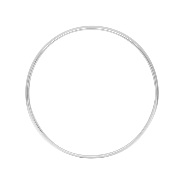 6mm Lightweight Men's Wedding Band in 10k White Gold