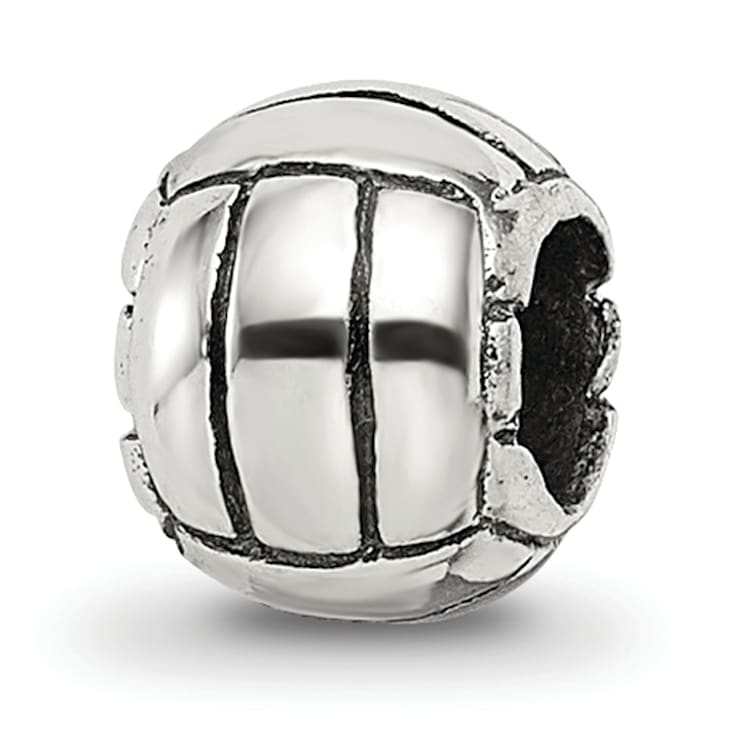Sterling Silver Volleyball Bead