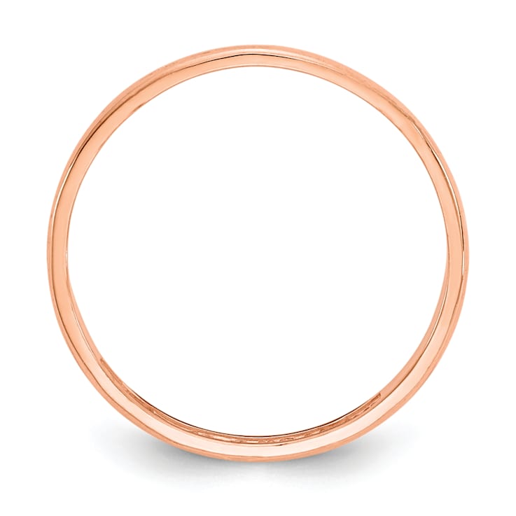14K Rose Gold Polished Ring