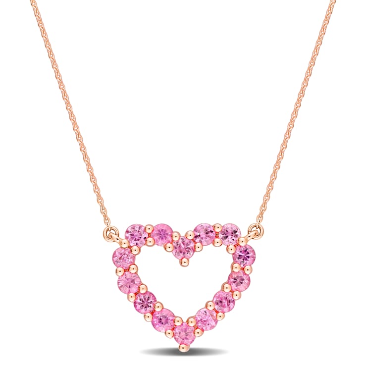 [Margesherwood] / ☆ PIXEL HEART NECKLACE / pink il_1080xN.1178683047_o6v5.jpg