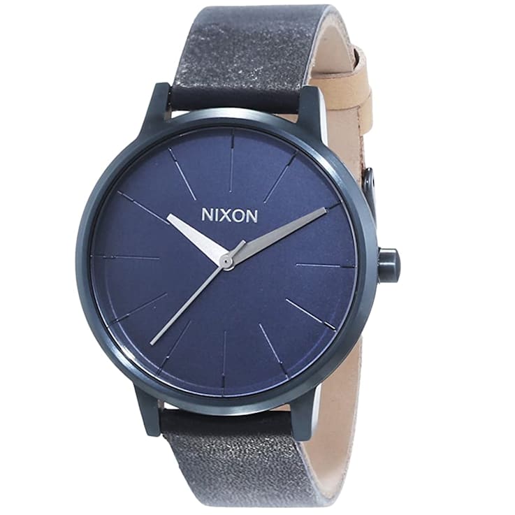Nixon Women's Kensington Blue Leather Strap Watch