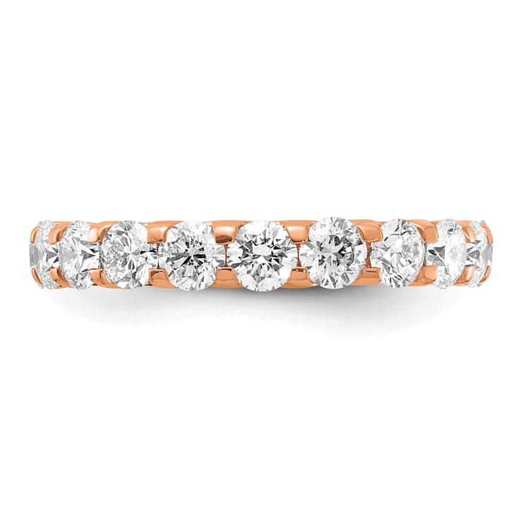 14K Rose Gold Lab Grown Diamond SI+, H+, Eternity Band