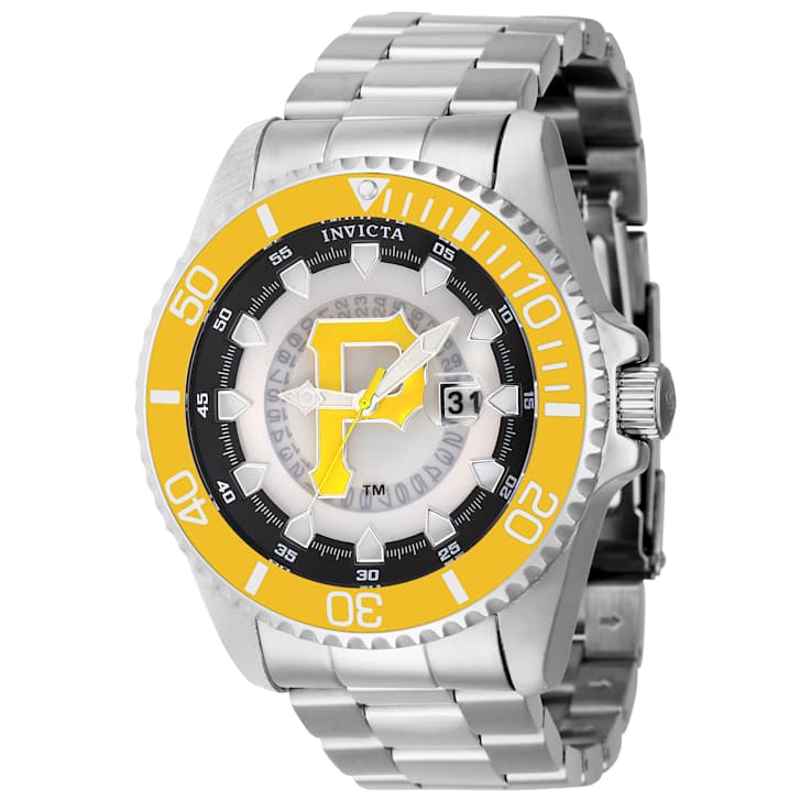 Invicta MLB 47mm Yellow, White, White, Black Dial Stainless Steel Band
Quartz Watch