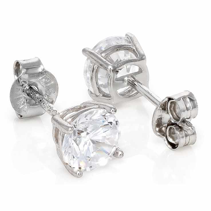 CZ Bracelet And Stud Earring Gift Set In Sterling Silver