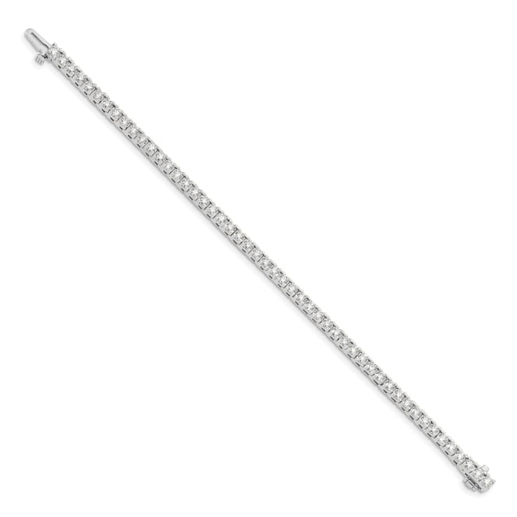 14K White Gold Lab Grown Diamond VS/SI GH, Tennis Bracelet