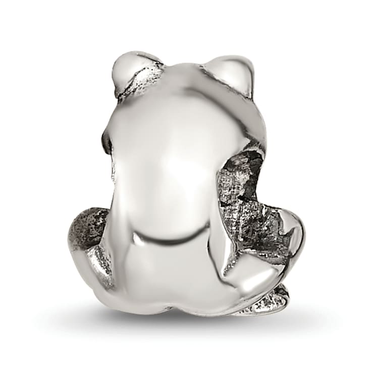 Sterling Silver Frog Bead