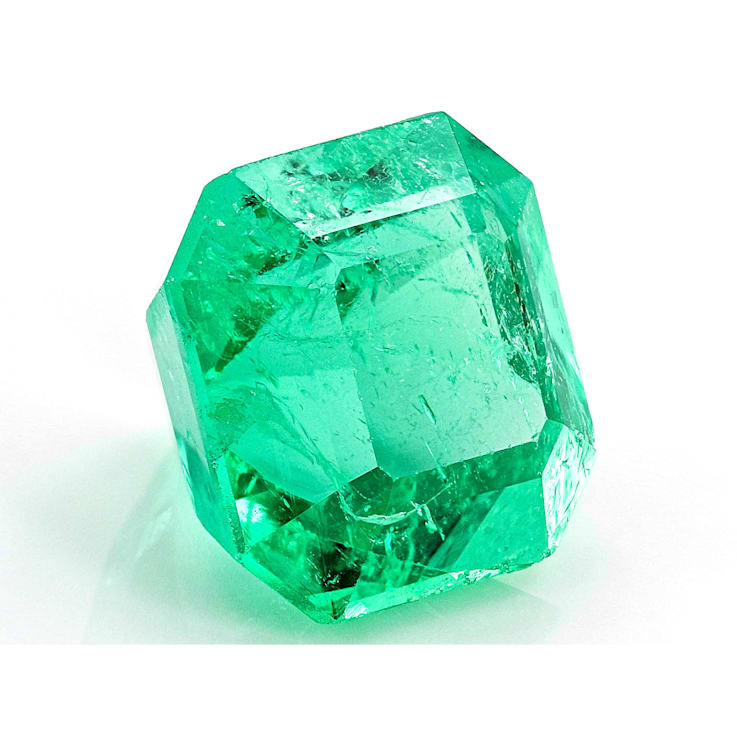 Colombian Emerald 8.9x8.6mm Emerald Cut 3.25ct