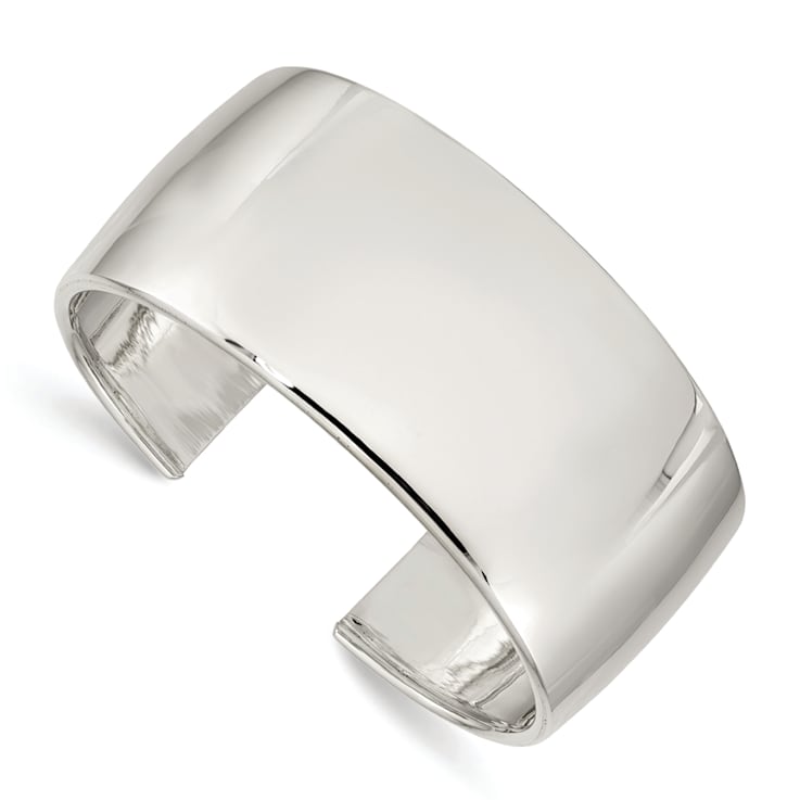 Sterling Silver 30mm Cuff Bracelet