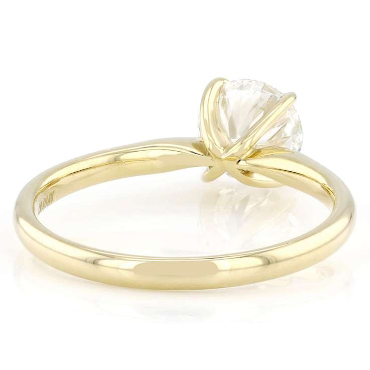 Lab-Grown Diamond Solitaire Ring In 14K Gold 1.10ct