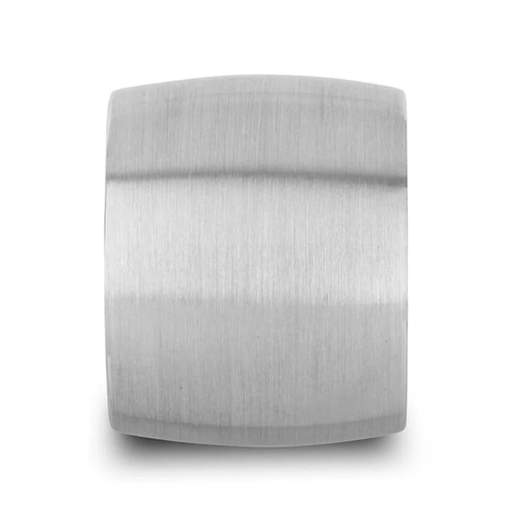 PERSEUS Domed with Brushed Finish Tungsten Band 20mm
