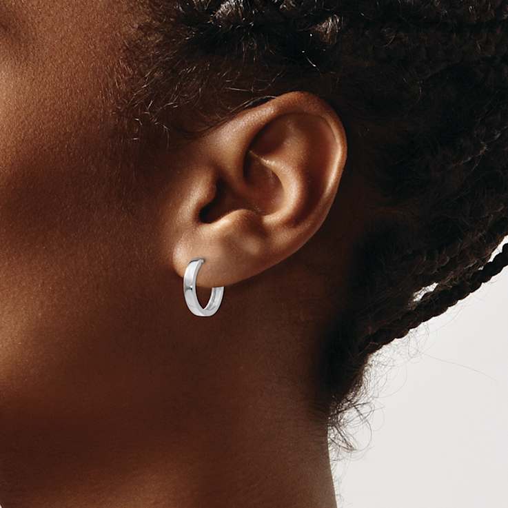 ANTIDOTE BUYERS CLUB - ENGRAVED HOOP EARRING (SINGLE