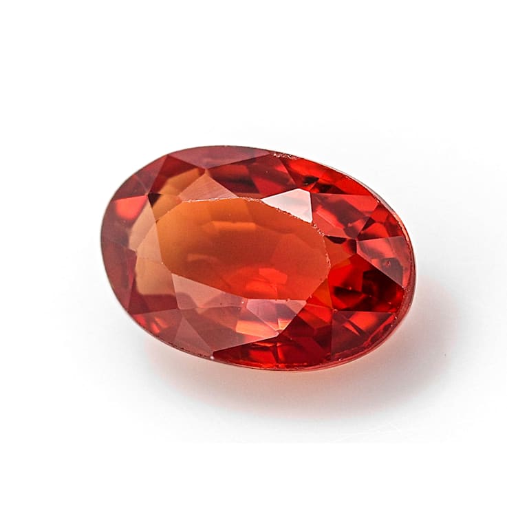 Orange Sapphire 6x4mm Oval 0.50ct