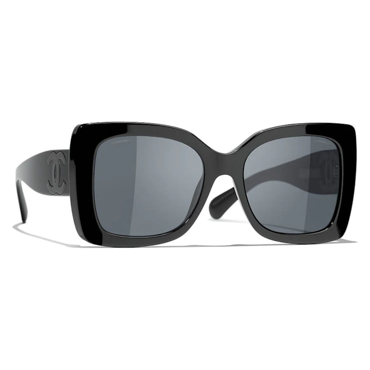 100 ％品質保証 Chanel  Large with Frame Black 小物