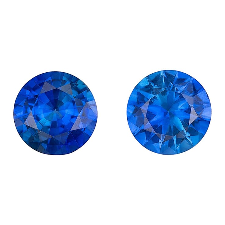 Sapphire 4mm Round Matched Pair 0.50ctw