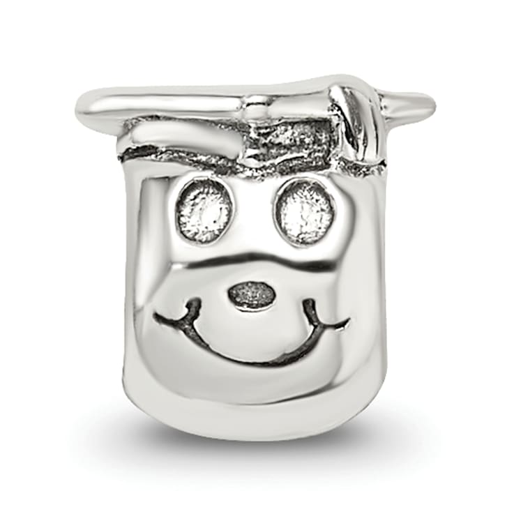 Sterling Silver Happy Graduate Bead