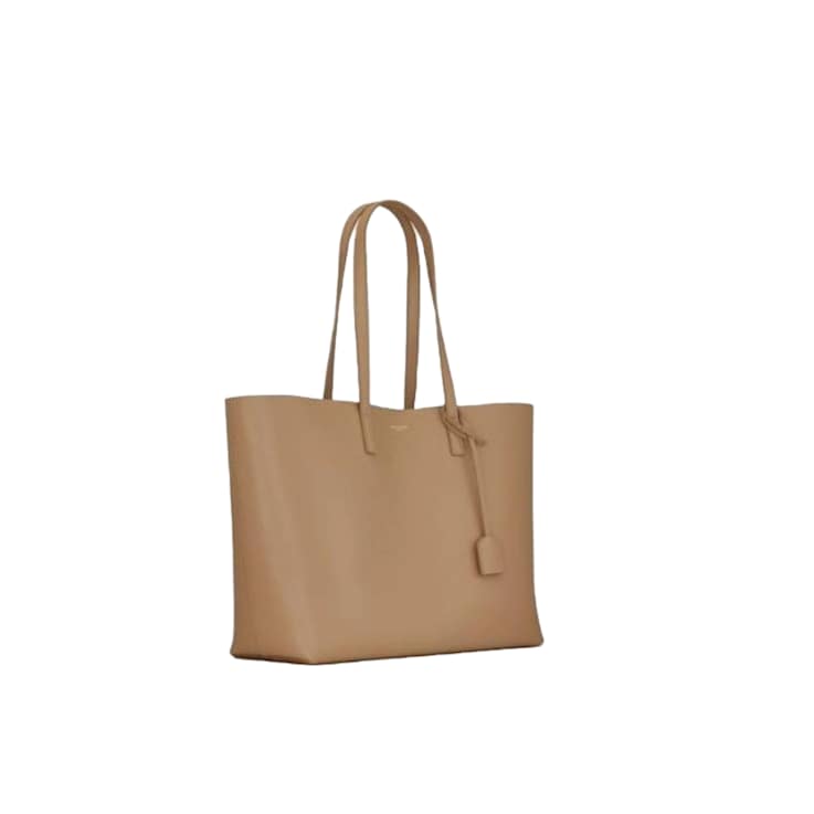Yves Saint Laurent East-West Shopping Tote in Taupe