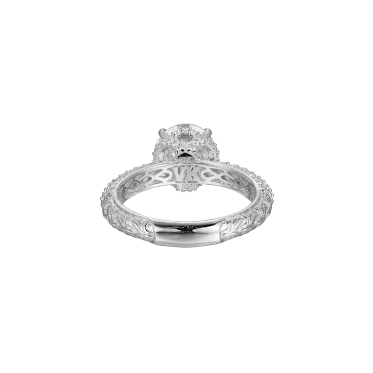 White Cubic Zirconia Platineve Ring 4.05ctw