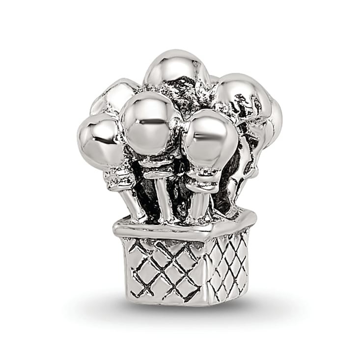Sterling Silver Balloons Bead