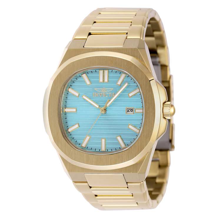 Invicta Speedway 41mm Light Blue Dial Stainless Steel Band Quartz Watch