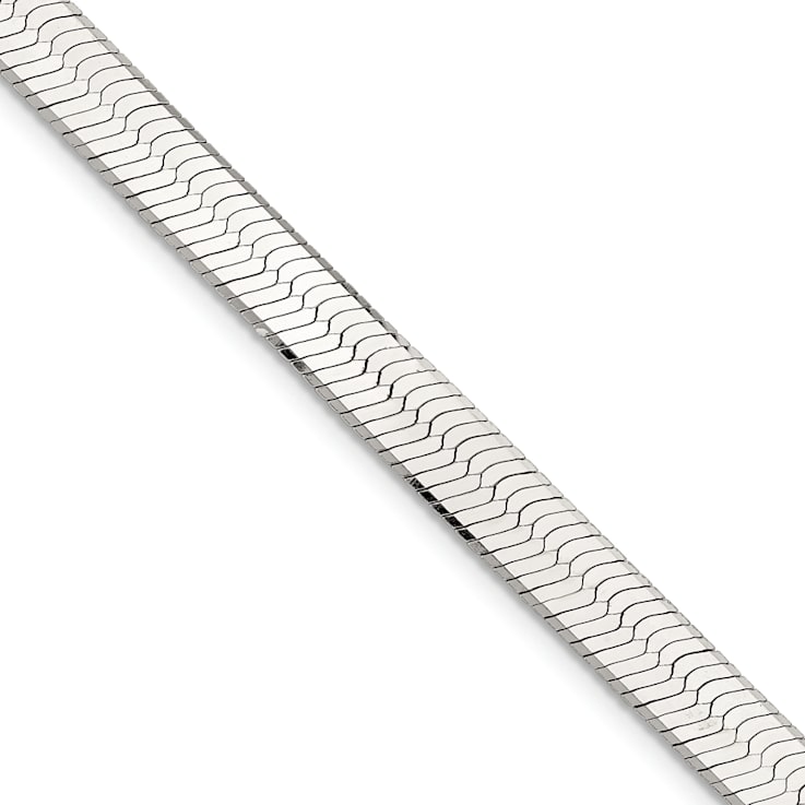Sterling Silver 8mm Magic Herringbone Chain 1DX3QC