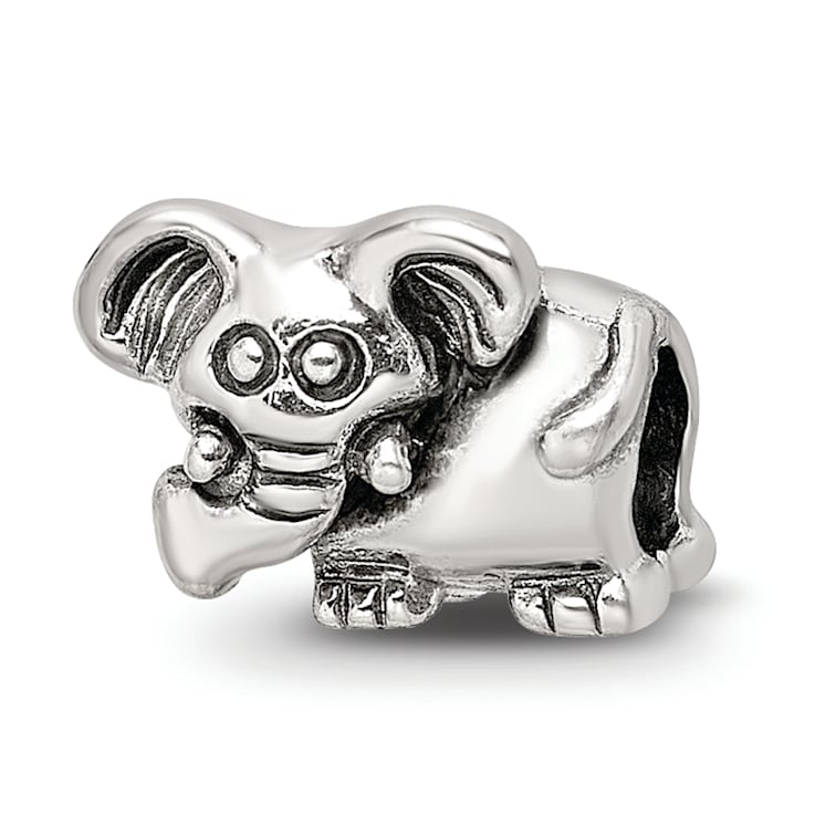 Sterling Silver Elephant Bead