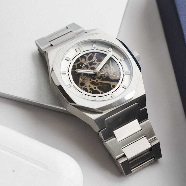 Thomas Earnshaw Discovery Drake Skeleton Automatic