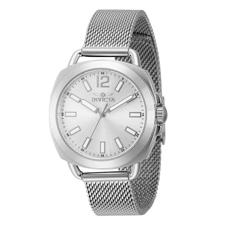 Invicta Wildflower 32mm Silver Dial Stainless Steel Watch