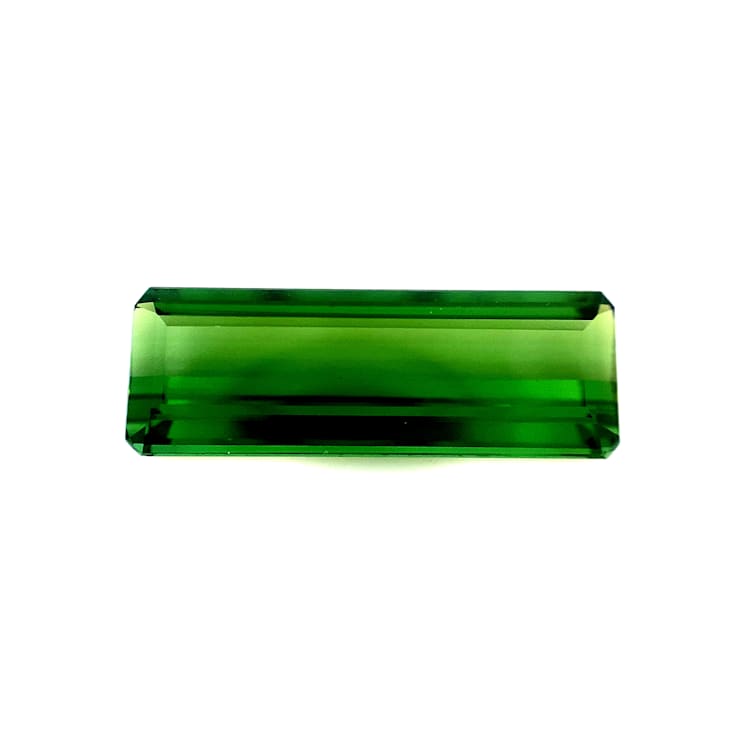 Green Tourmaline 23x8mm Emerald Cut 8.16ct