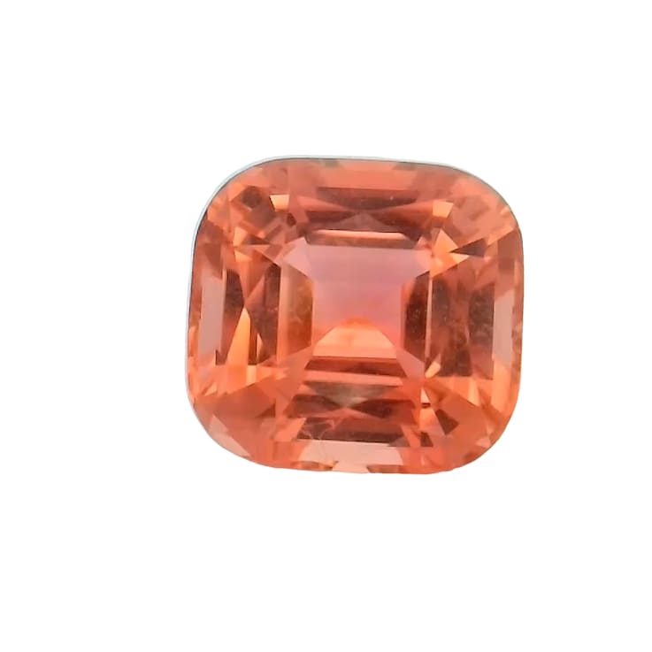 Peach Tourmaline 12.58x11.83mm Cushion 8.55ct