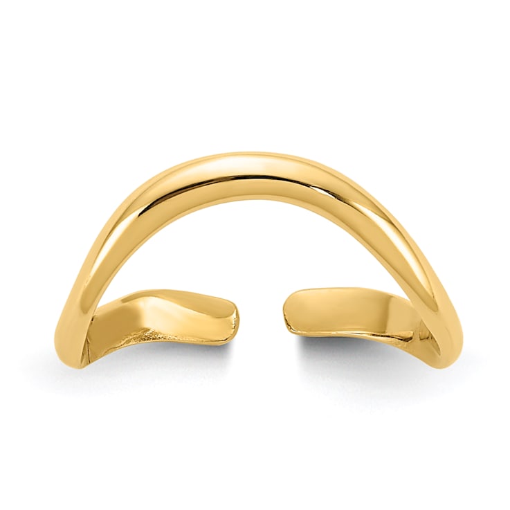 14K Yellow Gold Polished Toe Ring