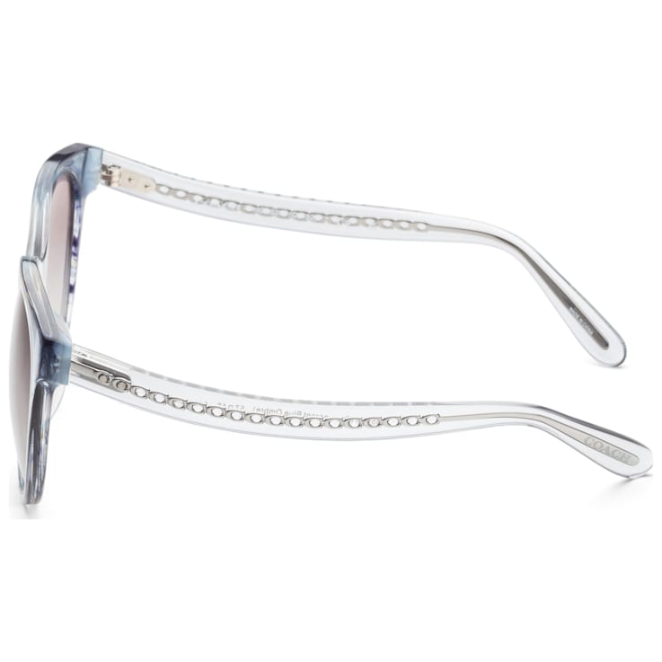 Coach Men's Fashion 57mm Transparent Blue Gradient Sunglasses | HC8321F-56553C