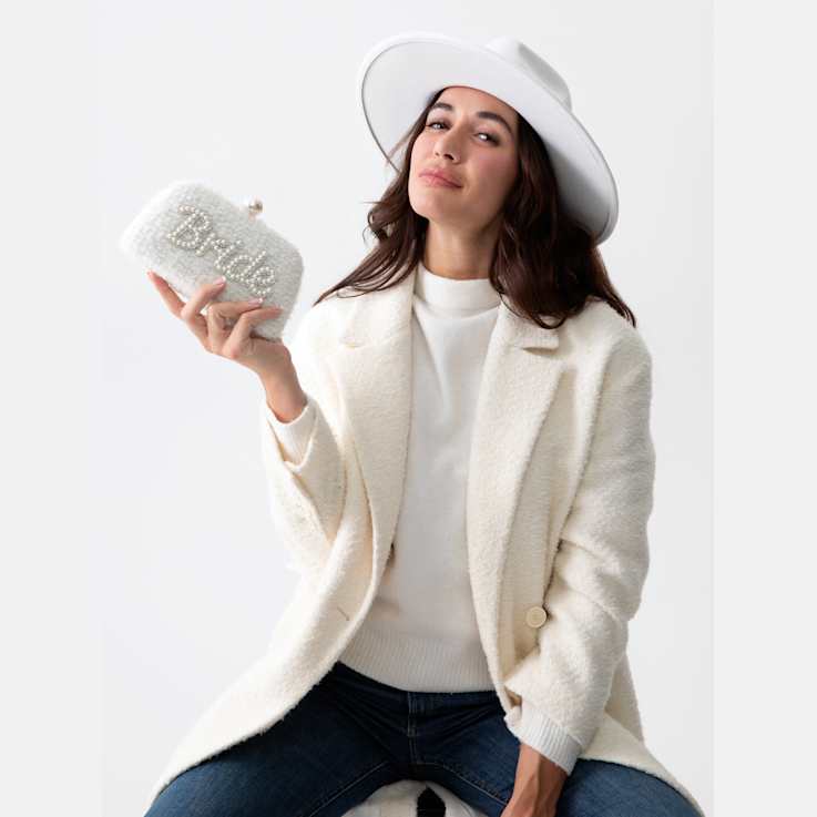 Shiraleah Bride Minaudiere, Snow