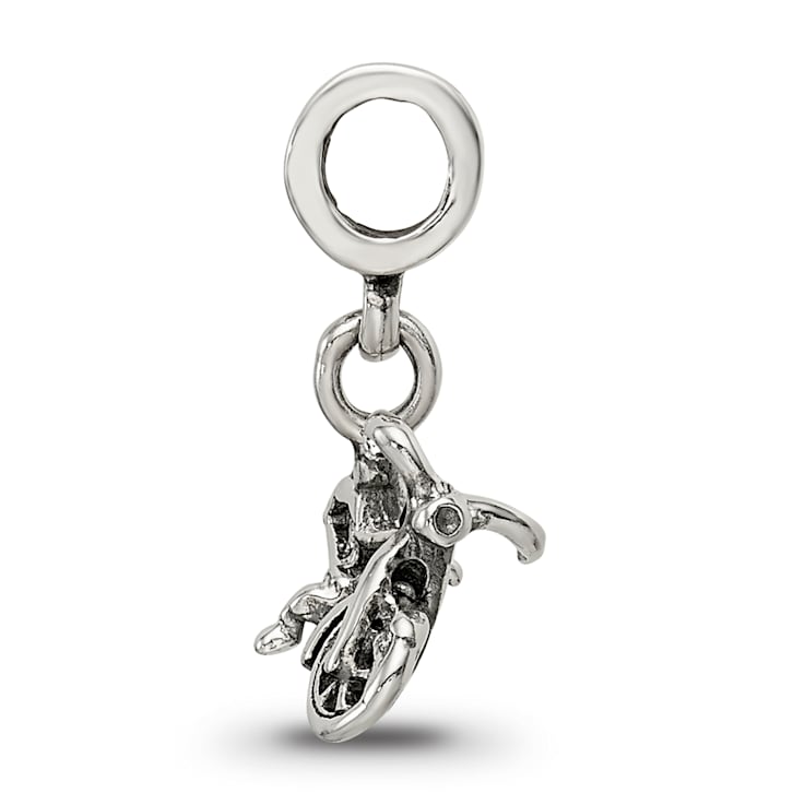 Sterling Silver Bicycle Dangle Bead