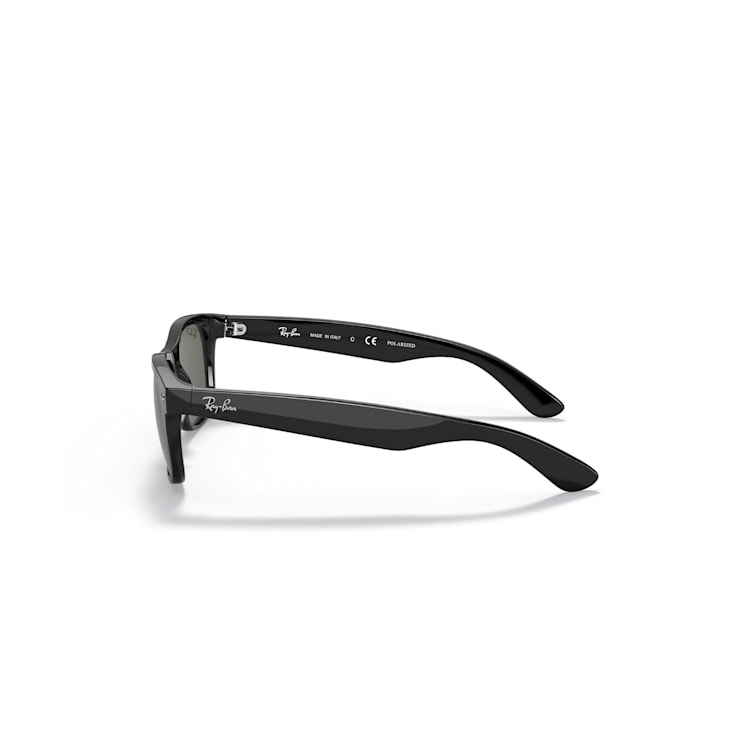 Ray-Ban New Wayfarer Classic Black/Green Polarized 58mm Sunglasses
RB2132 901/58