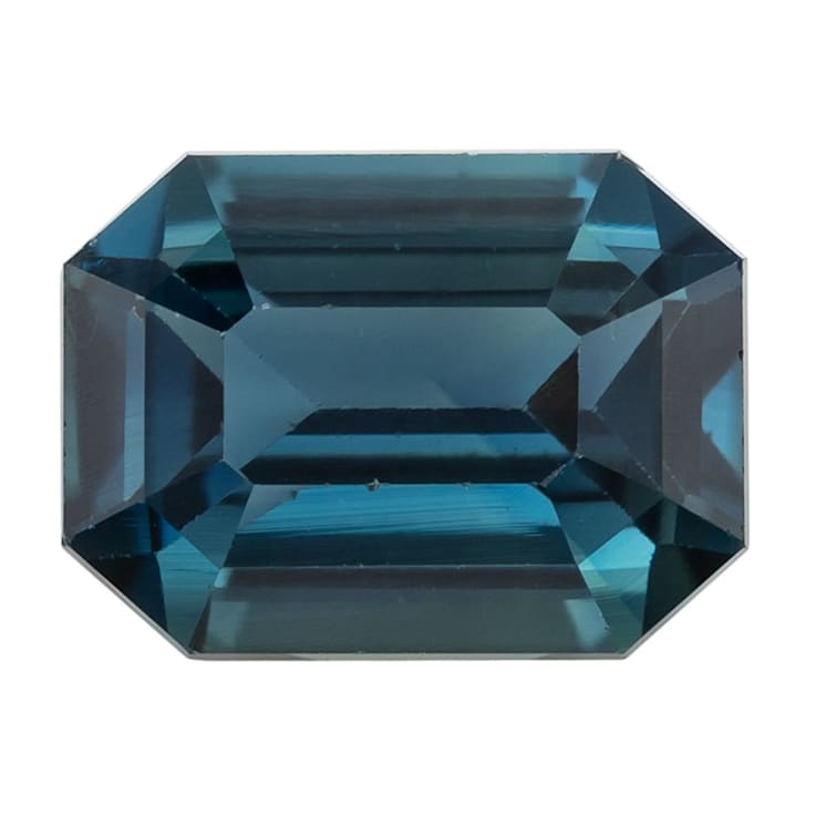 Bluish Green Sapphire 8.8x6.5mm Emerald Cut 3ct