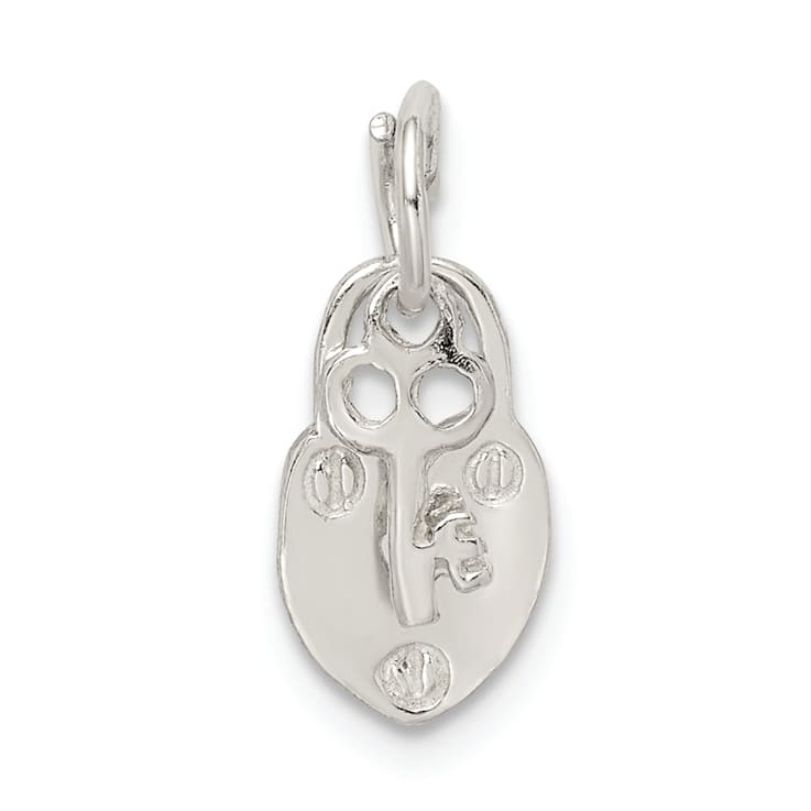 Sterling Silver Lock and Key Charm