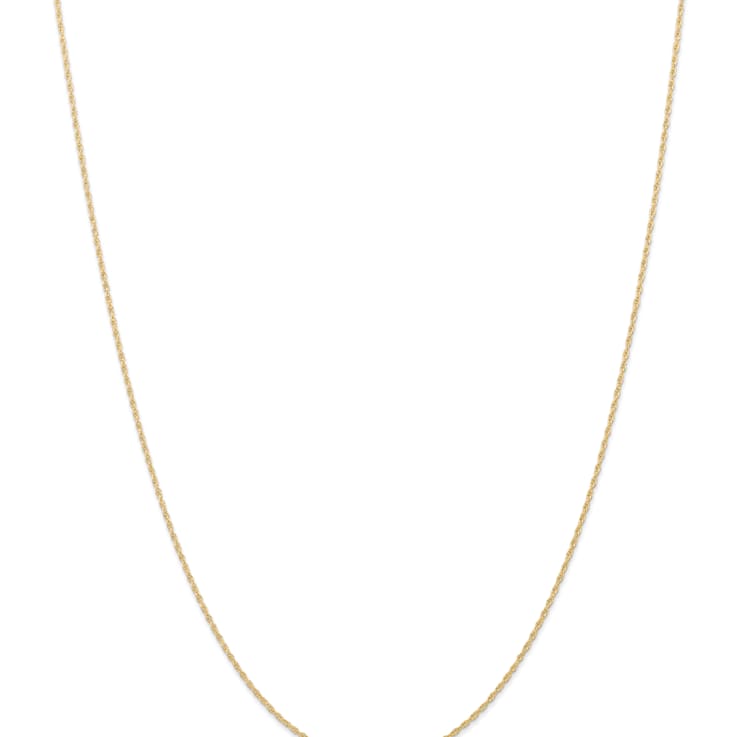 14k Yellow Gold 0.95mm Solid Cable 14 Inch Chain