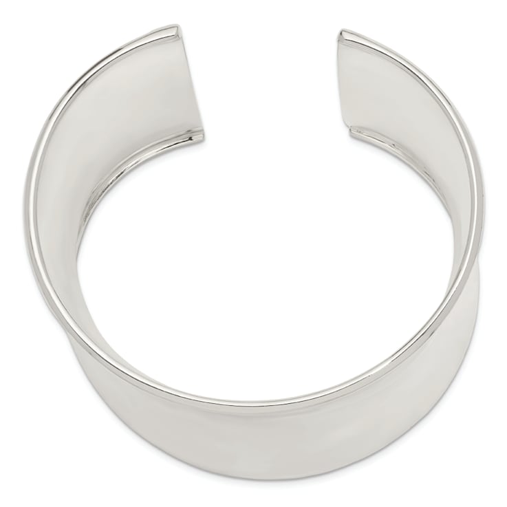 Sterling Silver 50mm Cuff Bracelet