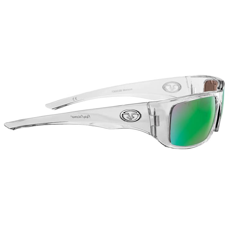 Flying Fisherman Morocco Polarized Sunglasses Crystal Frame/Amber Green
Mirror Lens