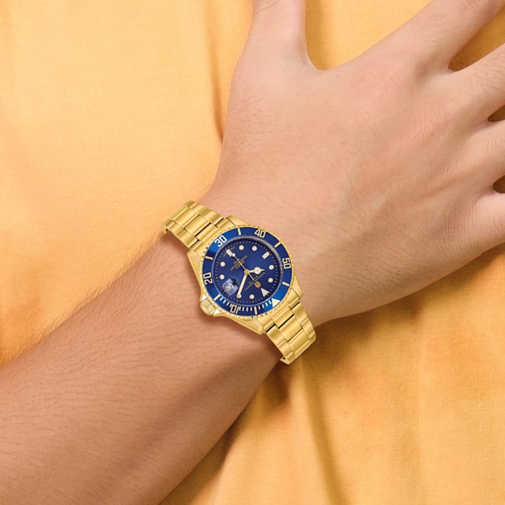 Ice steel top gold blue