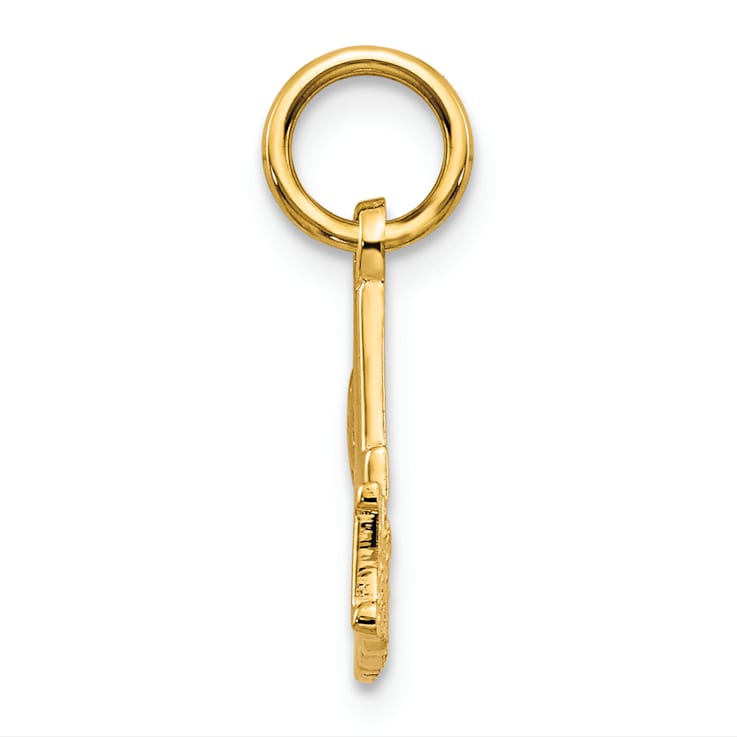 14K Yellow Gold Number 1 MOM Charm