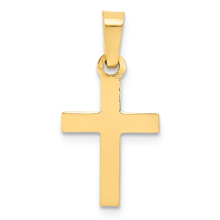 14k Yellow Gold Cross Pendant
